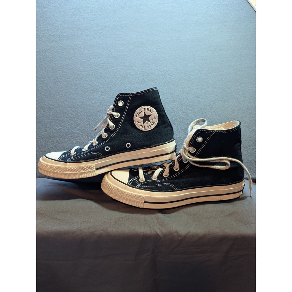 Converse Chuck 70 High Top Black Canvas Shoes Men's 6 Women's 8 162050C Y2K